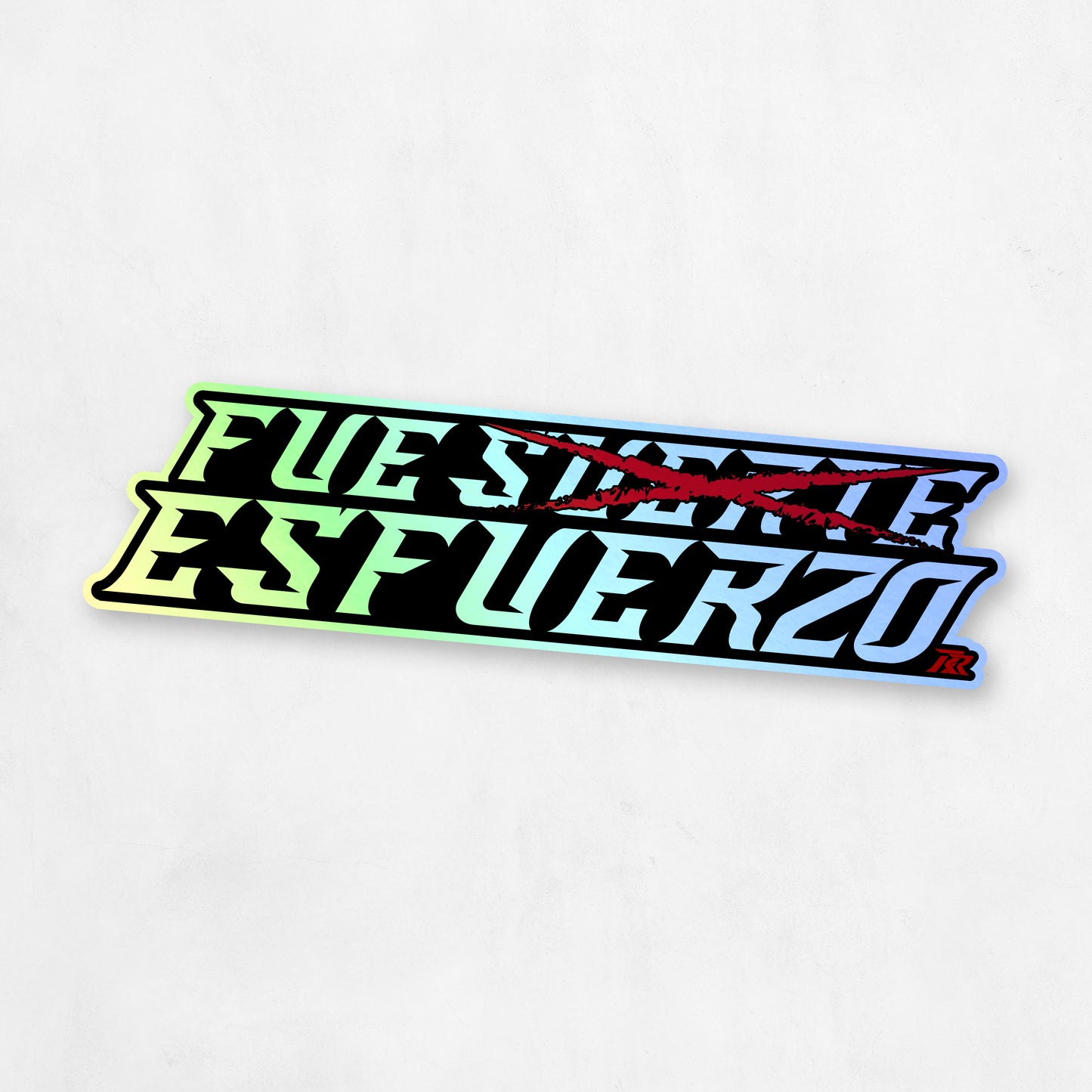 Fue Esfuerzo Holographic Sticker 200 Entries